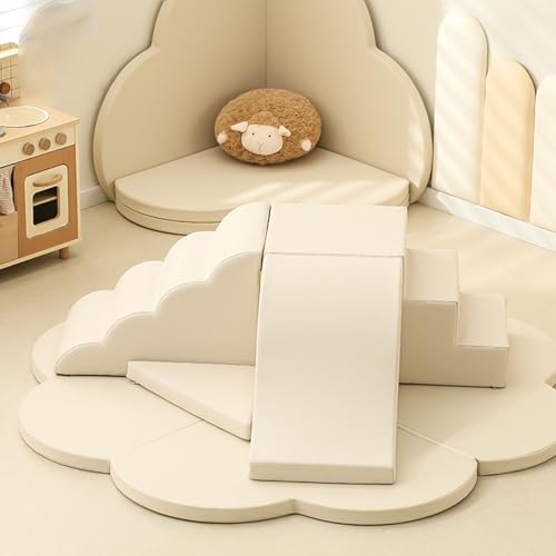 ソフトブロック アスレチック アスレチックソフトブロック ソフトブロック すべりだい 室内 ブロッククッション クリープとスライドの組み合わせ赤ちゃんの感覚訓練子供の室内軟包滑り台(A)