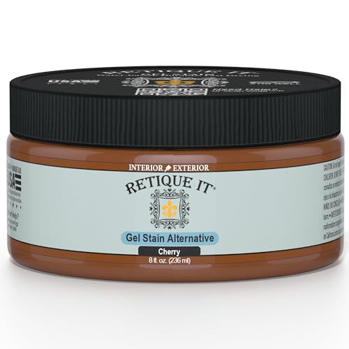 Water-Based Gel Stains by Retique It (8 Ounce Stain, 40 Cher...