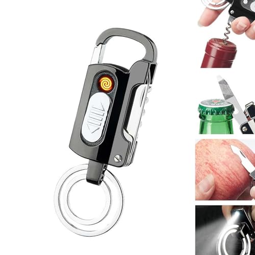 Encendedor llavero recargable USB resistente al agua