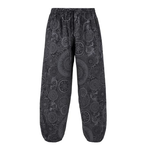 Pantalon de yoga fluide à motif paisley pour vos séances de méditation