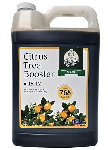Farmer's Secret Citrus Tree Booster Fertilizer (128oz) - Super Concentrated