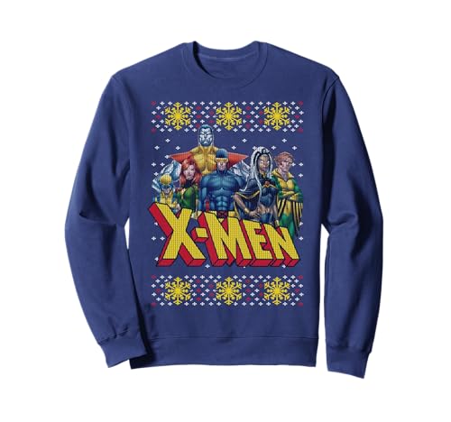 Marvel X-Men Group Ugly Christmas Sweatshirt