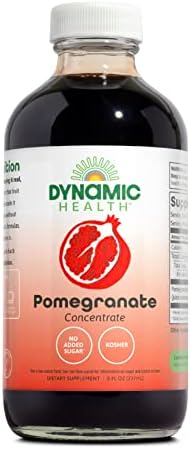 Dynamic Health Pomegranate Juice Concentrate | No Additives or Preservatives | Antioxidant | 8oz