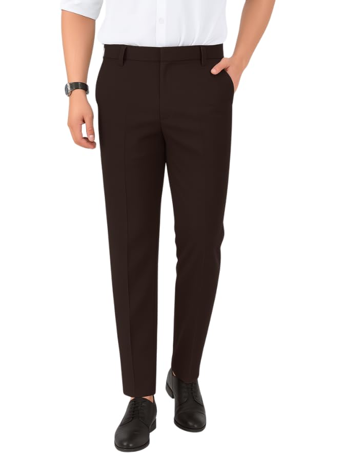 zeegold Men's Regular Fit Formal Trouser || Superior Comfort || Penta Series-picture-31