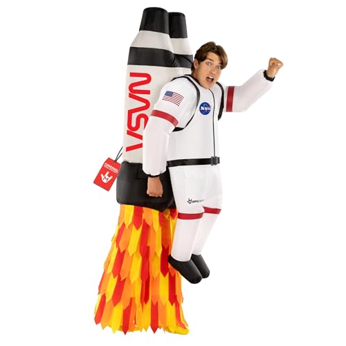 Morph Jet Pack Inflatable Costume Adult, Inflatable Astronaut Costume For
