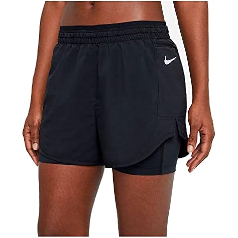 Nike CZ9574 W NK Tempo Luxe 2IN1 Short Shorts Women's Black/Black/Reflective silv S Cover