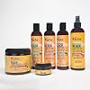 Kuza Jamaican Black Castor Oil Anti-Breakage Edge Gel - Infused with Coconut Oil - for Dry, Fragile Hair, 2 oz