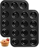 Easy Cranberry Brie Bites Christmas Dinner Appetizers 4 Nonstick 12-Cup Muffin Pan