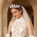 Princess Tiara and Crown for Women Wedding Tiaras for Bridal girls Tiaras and Crystal Crowns Rhinestone Headband Metal Hair Accessories for Costume Birthday Party Prom Gifts
