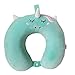 N/X Oreiller de Voyage en Forme de U de Dessin animé Mignon de Voiture Air Flight Oreillers gonflables Support de Cou Coussin d'appui-tête Doux