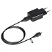 Produktbild Dericam 5V 2A Micro USB ladekabel mit Stecker, 5V Netzteil USB/Ladegerät zum Laden von Android Smartphones,Tablets und Heimkameras, 1,5m Netzkabel, Europen-Standardstecker, Schwarz