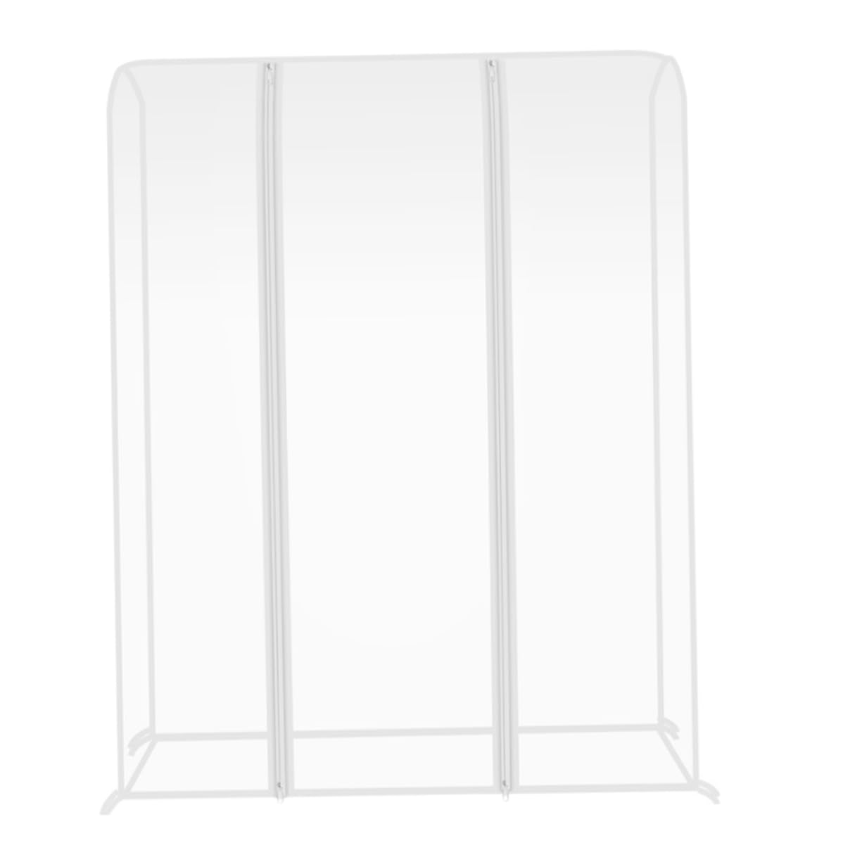 LABRIMP Copertura Protezione in Antipolvere Trasparente Abiti per Plastica Cerniera Leggera Design Moderno per Organizzazione per Stand Appendiabiti Domestica