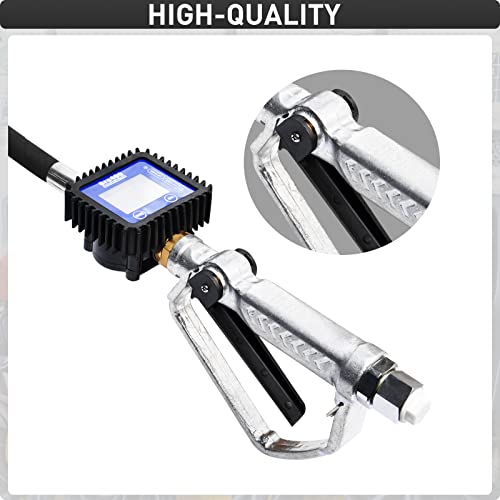 YFIXTOOL Digital Oil Control Valve Meter Nozzle, Pneumatic Oil Gun with