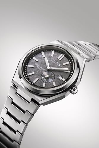 Image of Citizen Zenshin Super Titanium Lightweight Automatic Men's Watch | 5X Harder, 40% Lighter, Scratch & Rust Resistant | Integrated Bracelet | Small Seconds | 100M Water Resistance |NJ0180-80H