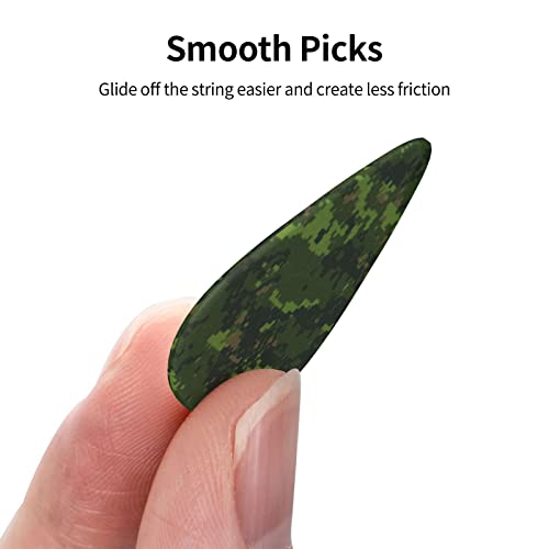 Médiators de guitare 12-Pack Green Army Digital Camouflage médiators pour guitare électrique guitare acoustique diverses… - Les Beatles, Paul McCartney, John Lennon, RIngo Starr, George Harrison Médiators de guitare 12-Pack Green Army Digital Camouflage médiators pour guitare électrique guitare acoustique diverses… – Image 3