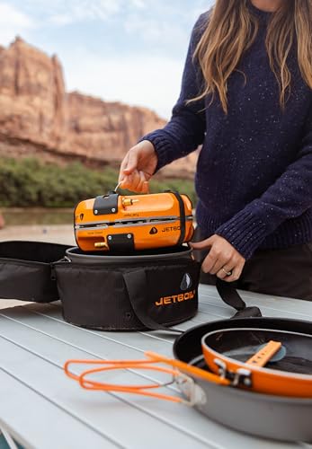 Jetboil Genesis Basecamp Camping Stove + Cookware, Orange - Image 6