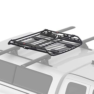 Yakima OffGrid Cargo Basket Steel Rooftop Carrier, Medium Size - Vehicle Roof Rack with Fairing, Quick Release Mount, and Universal Fit for Cars, SUVs, and Trucks