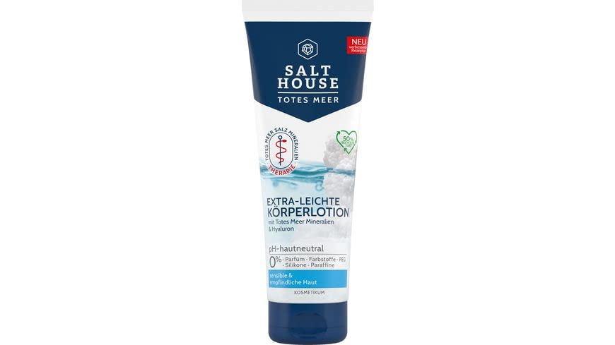 Loción corporal Salthouse con minerales del Mar Muerto que calma y repara la piel seca