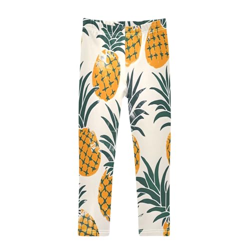 Bolaz Toddler Girls Leggings Printed Yoga Pants Leggings Pineapple for Kids