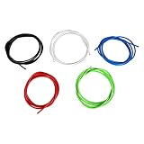 Bnineteenteam 2 m przerzutka hamulca kabel obudowa wąż do roweru górskiego (5 kolorów) (4 mm - biały)