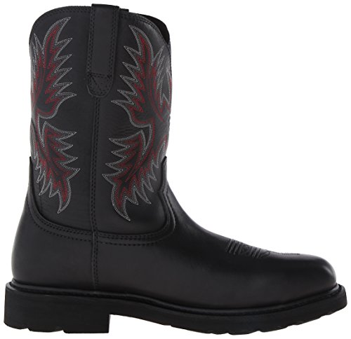 Ariat Men's Sierra Wide Square Steel Toe Work Boot, Black, 9.5 D US