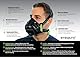 Stealth Atemschutz-Halbmaske P3 – Klein/Mittel – Atemschutzmaske mit austauschbaren Filtern für Sicherheit – Atemschutz – 99,9% Partikelfiltration – Halbmaske für Sporen und staubige Umgebungenl