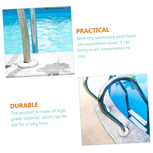 Cubiertas para escalera de piscina Happyyami de acero inoxidable miniatura 4