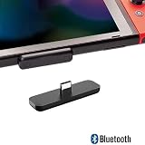 Switch Bluetooth Adapter 5.0 Low Latency, USB C Wireless Bluetooth Audio Adapter Compatible with Switch/Switch Lite/PS4/PC for Airpods Bluetooth Headphone Speakers (Black)