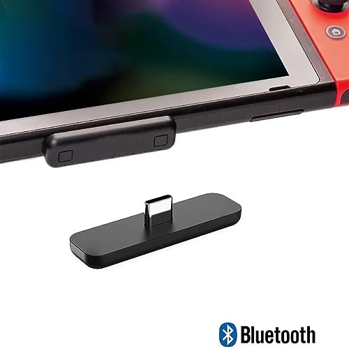 Switch Bluetooth Adapter 5.0 Low Latency, USB C Wireless Bluetooth Audio Adapter Compatible with Switch/Switch Lite/PS4/PC for Airpods Bluetooth Headphone Speakers (Black) -  N/K