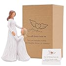 Hotme Mother and Daughter Figurine, Gift for Mom from Daughter, Gift for Mother's Day, Birthday Gifts for Mom, Sculpted Hand-Painted Figure