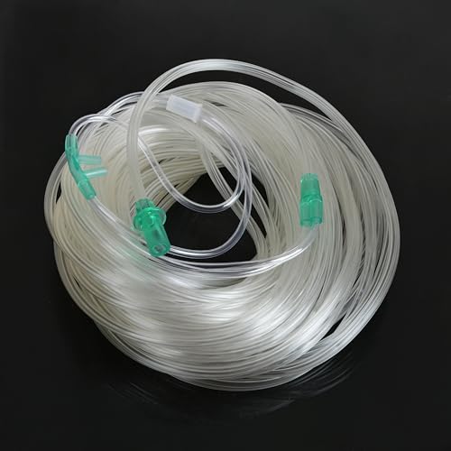 Image of Nasal Cannula for Oxygen Concentrator With Soft Touch, Universal Connector for Adult Oxygen Delivery Cannula for Home, Hospital and Clinical Use (20 Meter, Pack of 2)