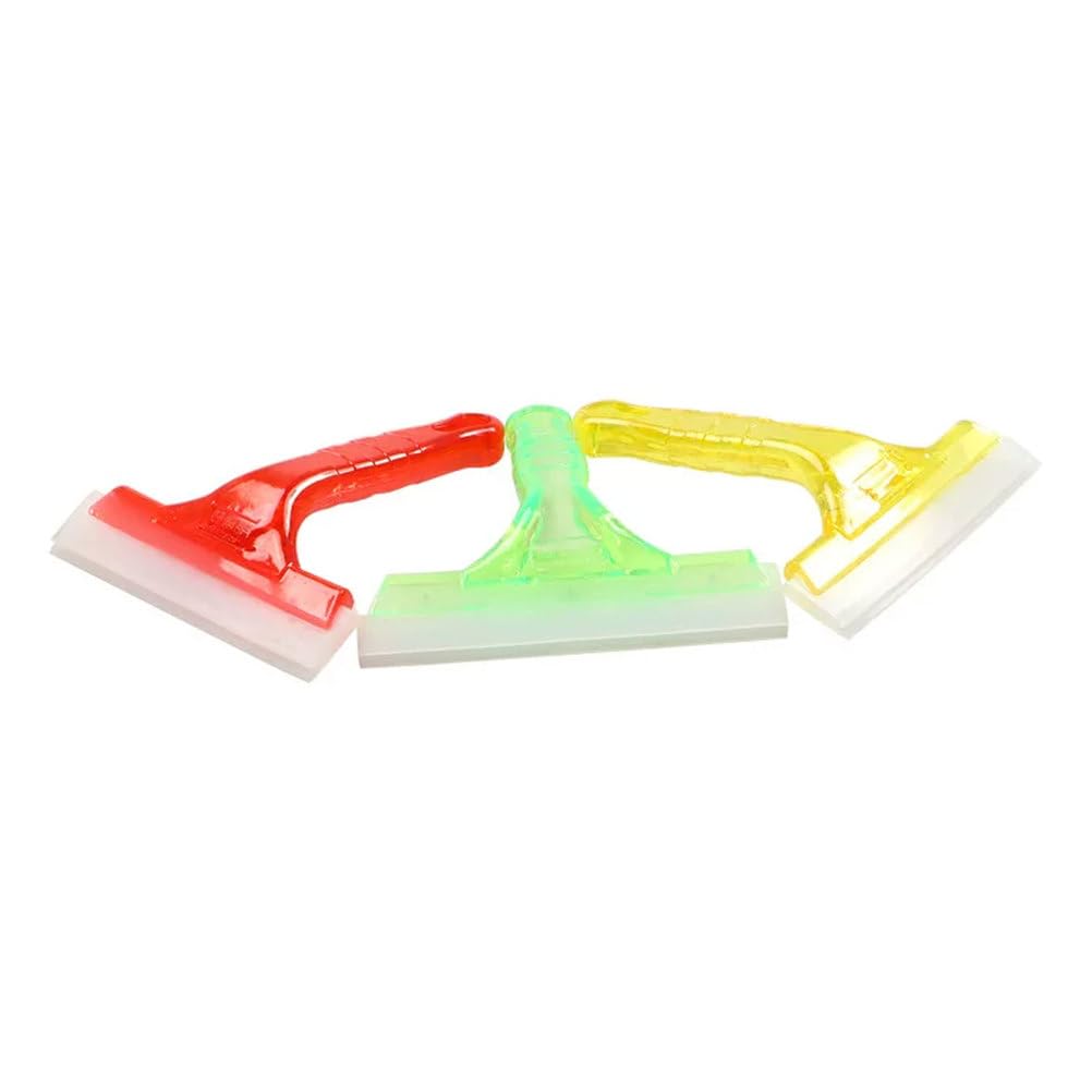 Ttnmrc Montessori Mini Glass Squeegee, Kids Window Cleaning Squeegee, Practical Life Cleaning Tool, Colorful Squeegee (3pcs)