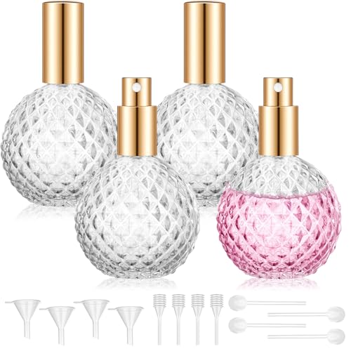 Atomiseur de parfum en verre avec 3 types de distributeurs interchangeables de 100 ml - 2