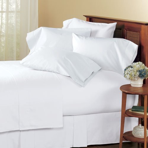 Srp Linen 100-Percent Cotton Percale 600-Thread-Count Super Soft Hotel Bed Sheet Set With Bonus Pillowcases Emperor/Wyoming King Solid White Fit Up To 19" Inches Extra Deep Pocket With Heavy Fabric With Wholesale Price #TOP13