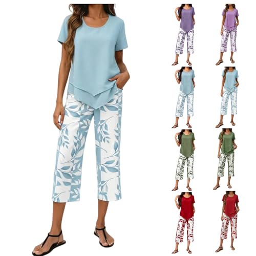 capri set capri sets women 2 piece outfits 2 piece capris sets for women two pieces set for woman summer womens capris outfits clothes