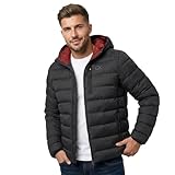 Calvin Klein Mens San Gabriel Padded Jacket - Charcoal/Burgundy - XL - Image 6