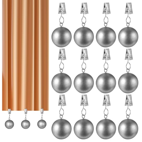 12 Pack Heavy Duty Curtain Weights for Outdoor and Indoor