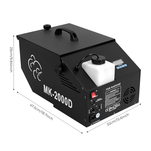 Máquina de humo 1200W con control DMX para eventos miniatura 2