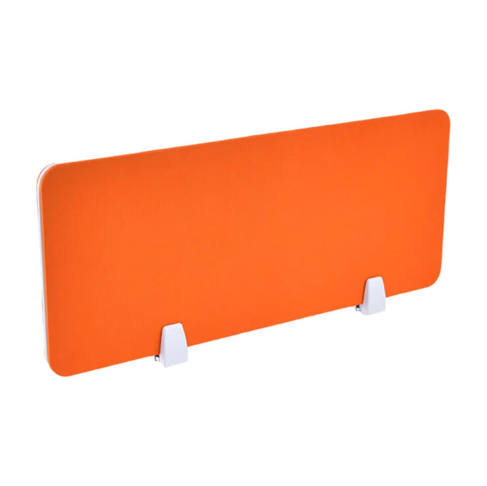 KLGFBDC Adjustable Acoustic Desk Partition & WorkstationMulti-Functional Hygiene Protector for Workspace Management Office Divider Accessories (Orange 80x30CM)