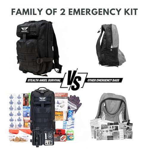 Stealth Angel Survival - 72 Hour Family Emergency Kit - 1-5 Person Survival Bag for Earthquakes, Hurricanes, and Other Natural Disasters - Image 4