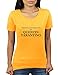 KaterLikoli Written and Directed by Quentin Tarantino - Camiseta para mujer oro amarillo M