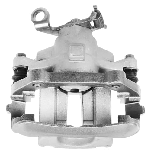 Image of Detroit Axle - 4.2L Rear Left Brake Caliper for 2004-2005 Jaguar Vanden Plas [Casting #VFCC2394-0], Driver Side Disc Brake Caliper with Bracket Replacement