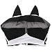 Breathable Design,Premium Mesh Horse Fly Mask with UV Protection, and Detachable Ears(Small-Black)