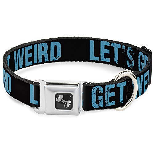 Collier de chien en forme d'os Buckle Down ajustable pour éviter les irritations du cou medium