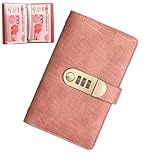 Sparbuch für Geld, Budgetplaner mit Zahlenschloss und 100 Seiten Organizer, Sparchallenge Buch für Geldmanagement und Haushaltsbudget, für Frauen, Männer & Reisen