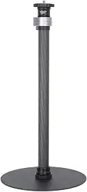 koolehaoda Monopé de base redonda de 71 cm, monopé de mesa, monopé de fibra de carbono de tubo de 32 mm para câmeras DSLR Canon, Sony, Nikon e luz de vídeo (ST-2070)