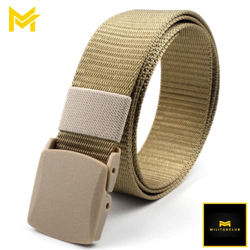 Cinto Militar Tático Airsoft Fivela Polímero Engate Rápido (Tan)
