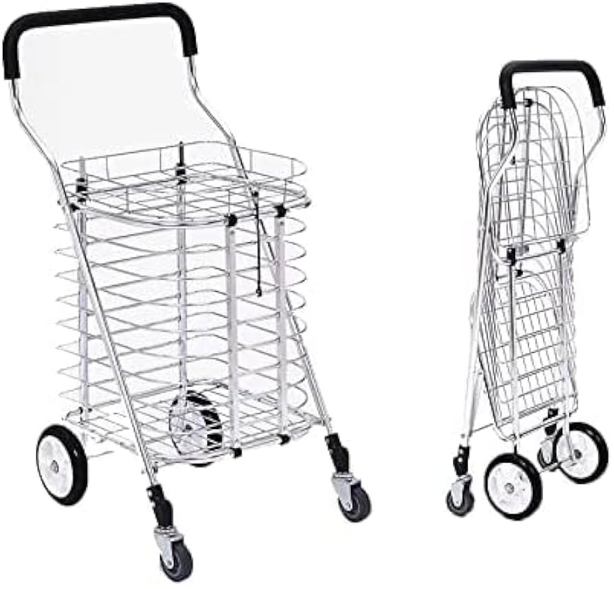 Amazon｜LUNACAT ショピングカート 買い物カート 360°回転