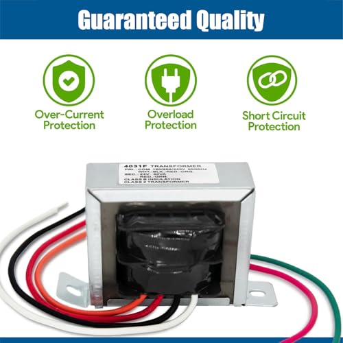 24v 40va control transformer 40va primary 120 208 240v secondary 24v hvac furnace multi tap with foot mount