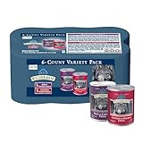 Blue Buffalo Wilderness High Protein Beef and Chicken & Salmon and Chicken Wet Dog Food Variety Pack for Adult Dogs, Grain-Free, 12.5 oz Cans (6 Pack)